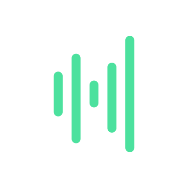 icon of a sound frequency spectrum